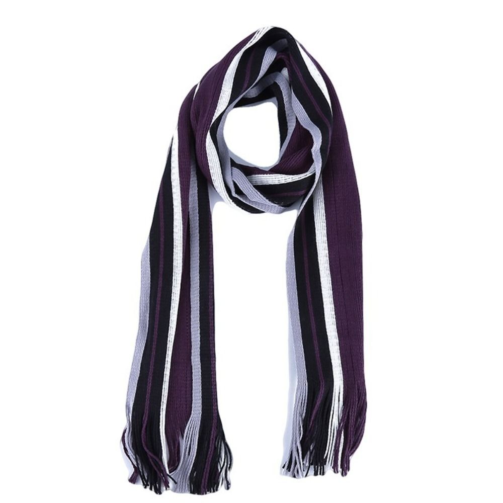 Cachemire hommes rayé écharpe  - Muffler Men Wool avis et prix