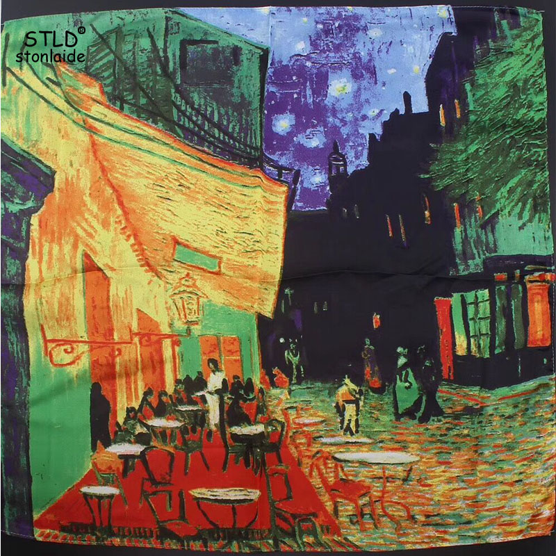 Eruo Van Gogh-Foulard carré en - Scarf Silk Square avis et prix