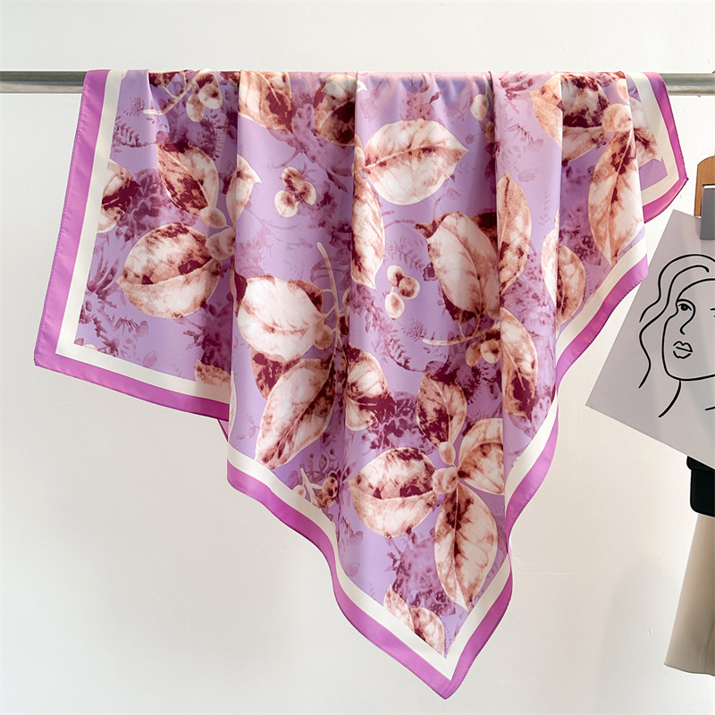 Grand Foulard Carré Imprimé Ré - Scarf Silk Square avis et prix