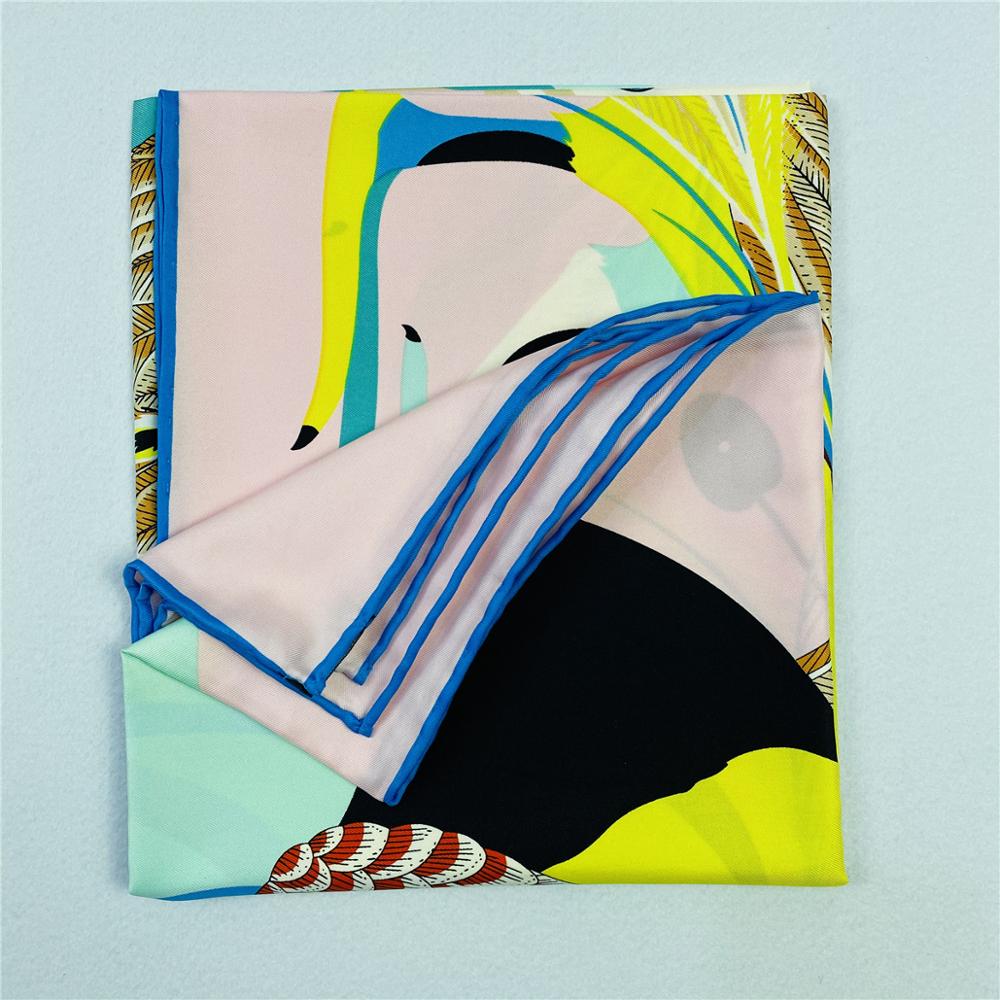 Foulard de luxe en soie sergé  - Scarf Silk Square avis et prix