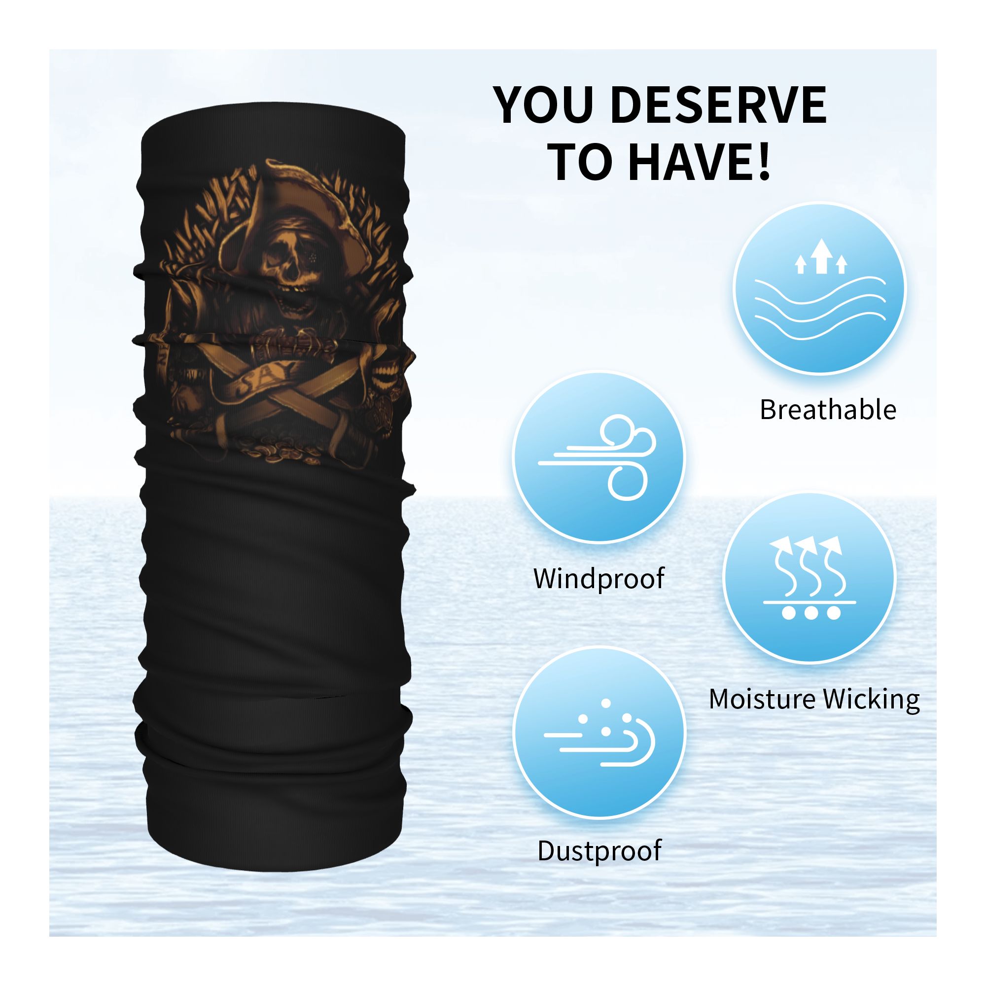 Cache-cou personnalisé « Never - Neck Warmer Tube avis et prix